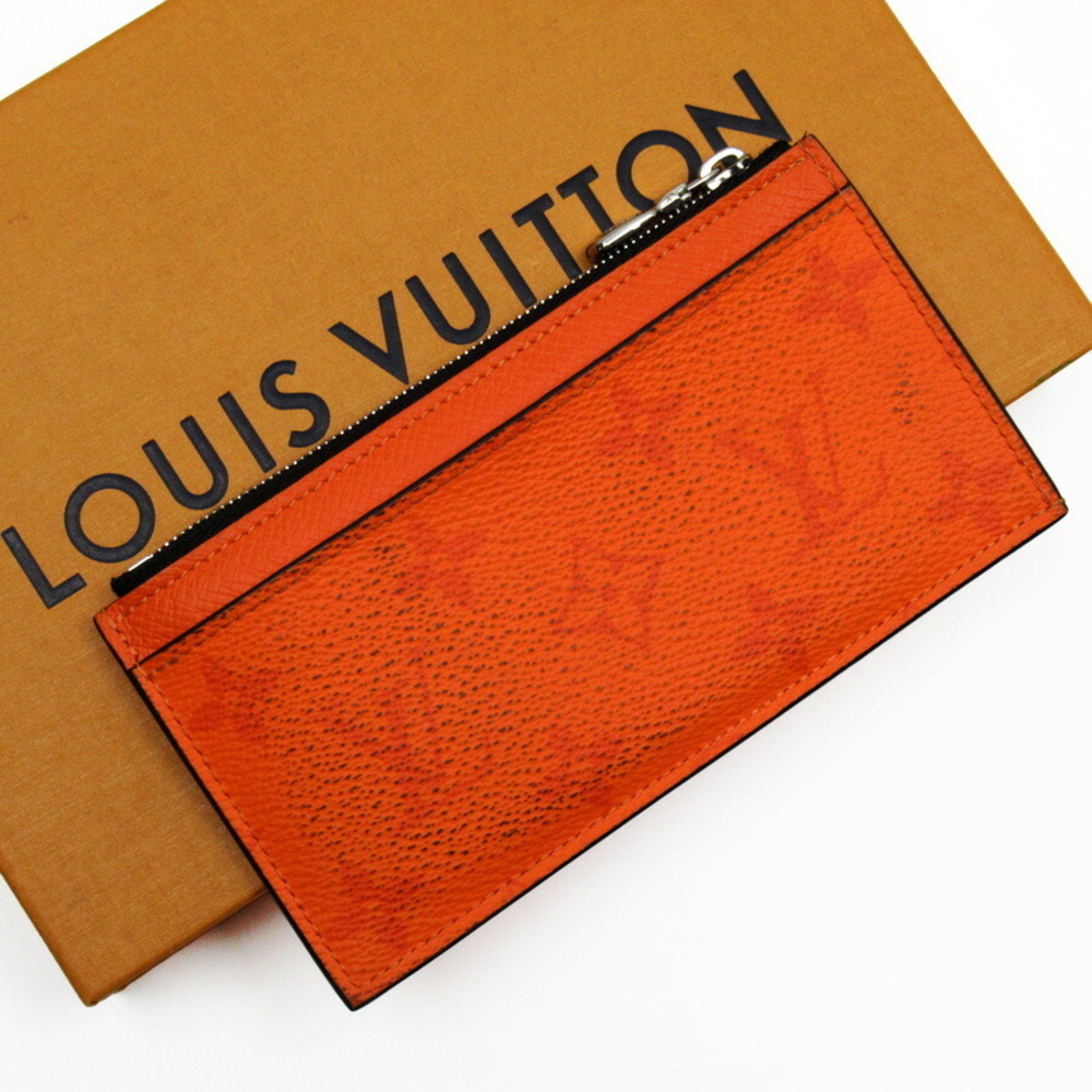 Louis Vuitton Taiga Rama Wallet Case Volcano Orange